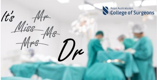 RACS phases out gendered titles for surgeons